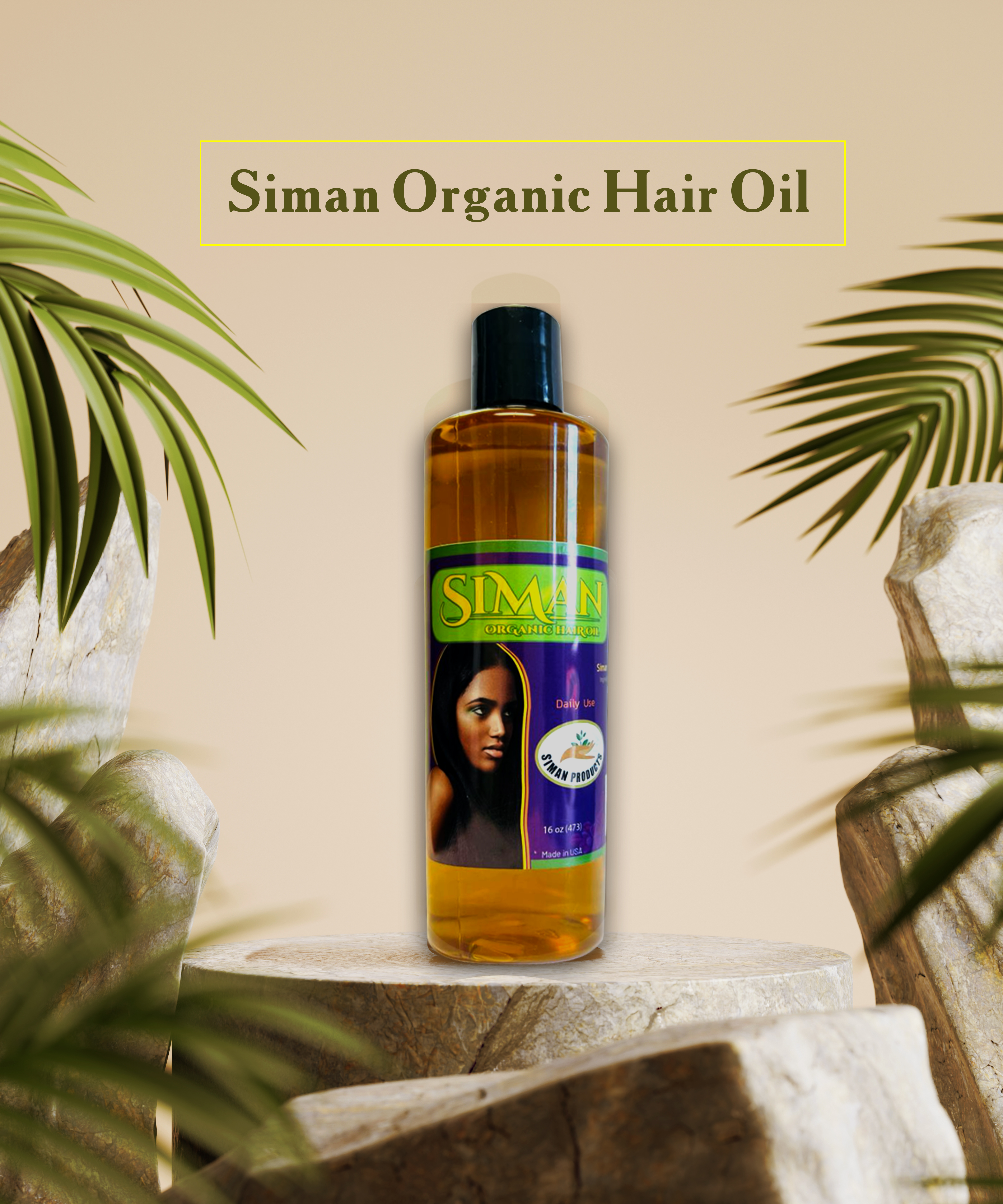 Siman Organic Hair Oil